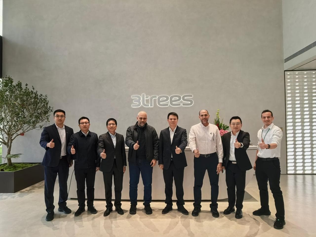Makkah Paint Company Visits 3Trees in China to Explore Strategic Collaboration